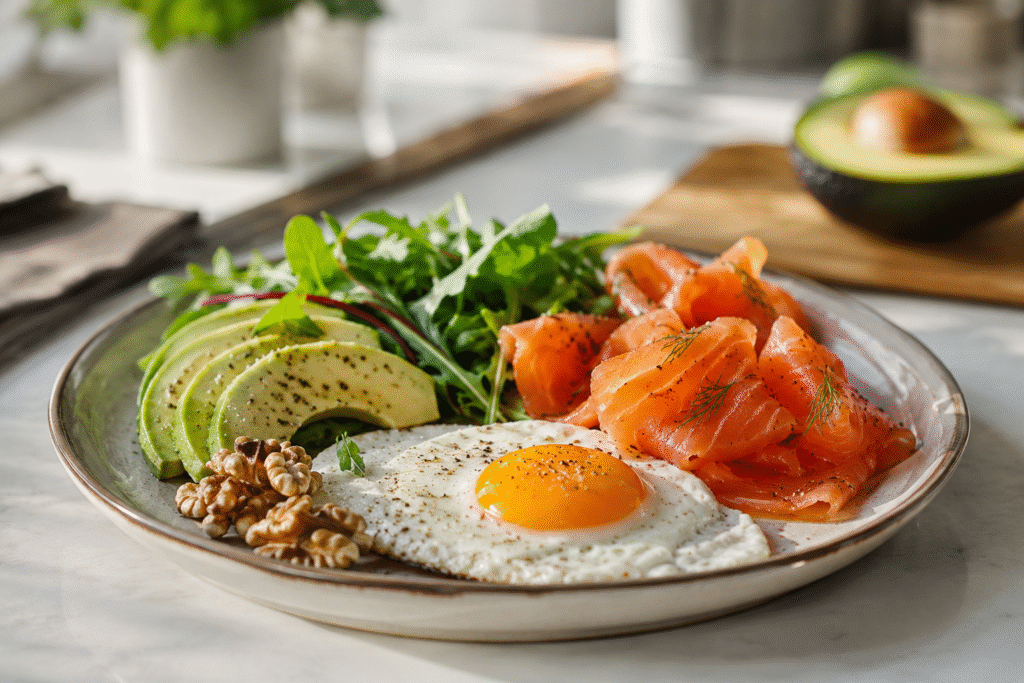 Menu keto type : une journée complète sans prise de tête